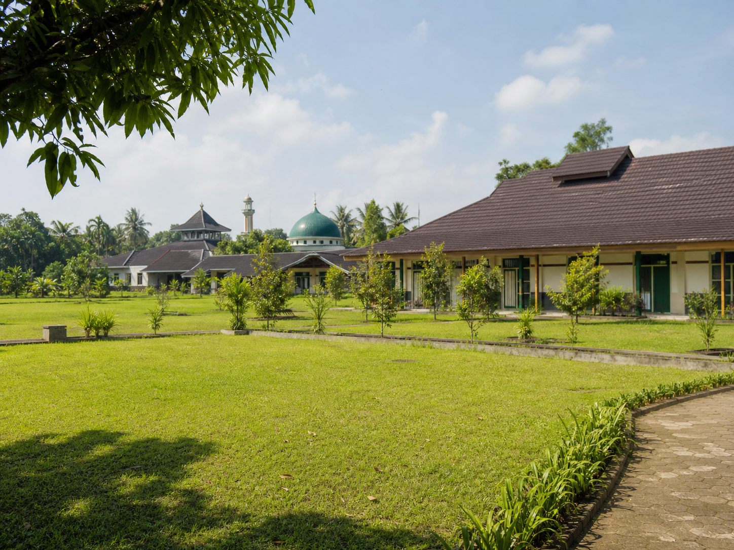 Area tanah wakaf produktif di lingkungan pesantren